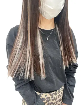 セミロング カラー EMANON新宿東口所属・新宿駅近♡個室 ♡関口三都季🌜のヘアスタイル