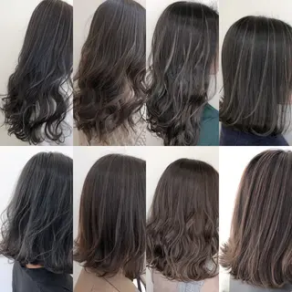 セミロング カラー SALOWIN神戸三宮East店所属・【透明感、艶髪】西村 有司のヘアスタイル