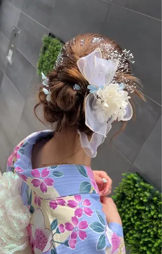 ロング ヘアアレンジ 山室 敬義のヘアスタイル