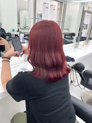 ミディアム カラー 🫧韓国風透明感 ヘア🫧towaのヘアスタイル