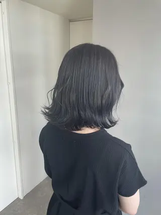 セミロング soyon心斎橋所属・♡透明感/艶カラー/ M a I ♡のヘアスタイル