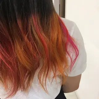 ロング カラー ヘアアレンジ 【Sweep】おじま のぞみのヘアスタイル