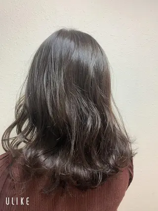 セミロング エンドウ　ミノリ🤎 /半個室/レイヤーのヘアスタイル