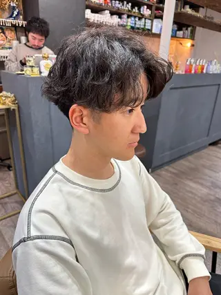 パーマ t.hair垂門真吾 曲がる縮毛矯正/ボブのヘアスタイル