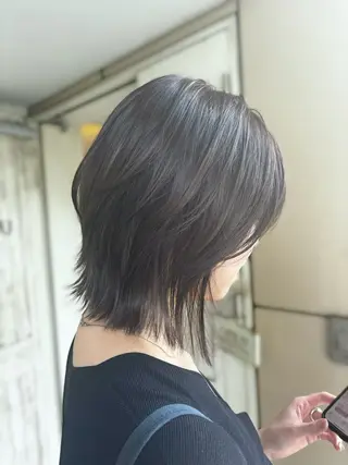 ミディアム カラー JYUNESU表参道所属・似合わせhair🔸 アサダ　タカコ🔸のヘアスタイル