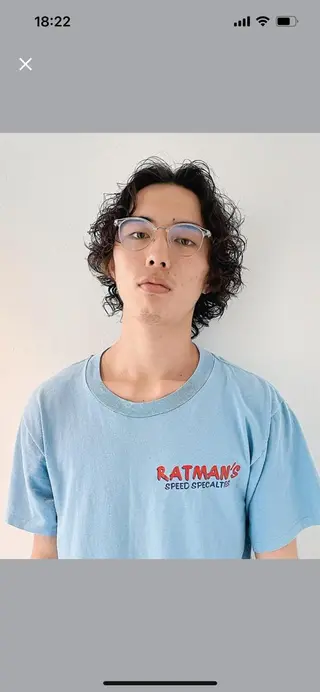 パーマ メンズ 藤澤 春菜  /  ACAのヘアスタイル