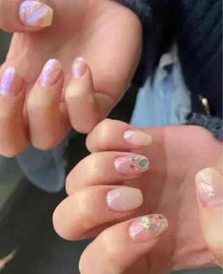 ネイル ゆびノさき茨木店 ニュアンス/アートのネイルデザイン