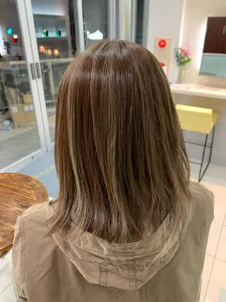 ミディアム カラー 🫧髪質改善・美髪 艶髪🫧ニタ シンゴのヘアスタイル