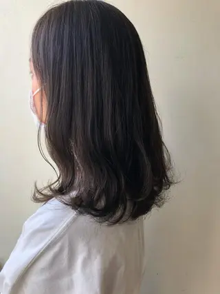 ミディアム カラー ヘアアレンジ 🌻韓国風ヘア🌻 ✨🌷ナナコ🌷のヘアスタイル