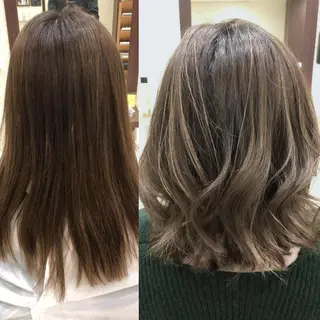ミディアム カラー sato shoheiのヘアスタイル
