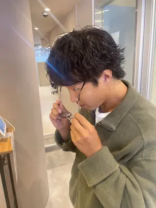 ショート MAQUM所属・【メンズ特化】渡部 京弘/パーマのヘアスタイル