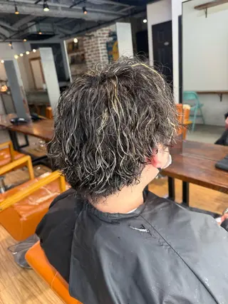 ショート カラー パーマ メンズ 💞艶カラー/ ブリーチ💞ユウカのヘアスタイル