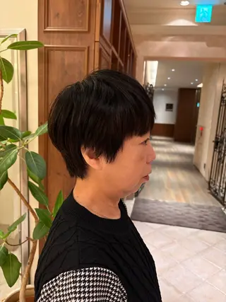 ショート 田内 満里奈のヘアスタイル