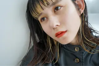 ミディアム カラー ANY／SUE 千葉パーマのヘアスタイル