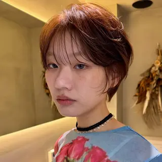 ショート カラー パーマ 🪷ショート/パーマ /ボブ🪷Akinaのヘアスタイル