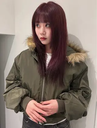 ロング カラー niko_saga_hairmake所属・アヤカ （AYAKA）のヘアスタイル