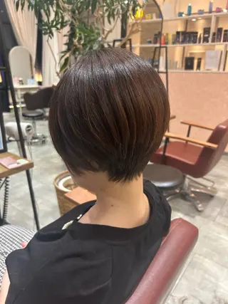 ショート La Bless 大阪梅田所属・梅田 ショートヘア パーマモデル募集のヘアスタイル