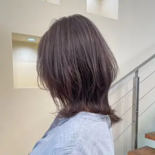 ミディアム カラー 透明感カラー‪🫧 Kanaのヘアスタイル
