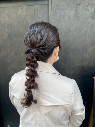 ロング ヘアアレンジ 【縮毛矯正特化】 kyokaのヘアスタイル