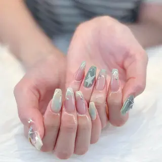 ネイル ぷりゅねる 心斎橋のネイルデザイン