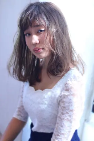 ミディアム セミロング カラー scene.所属・TOPstylist ✂️フセケイタ✂️のヘアスタイル