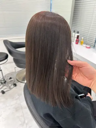 ミディアム カラー ♡上品韓国髪♡ブラ ウン/SAYATOのヘアスタイル