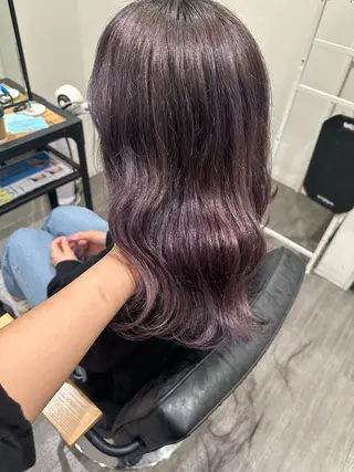 ミディアム カラー 艶髪レイヤー上田 紗也🇰🇷💗のヘアスタイル