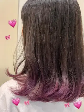 ミディアム カラー EMANON新宿東口所属・新宿駅近♡個室 ♡関口三都季🌜のヘアスタイル
