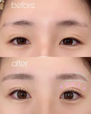 アイブロウ siki ルナのマツエク・マツパデザイン