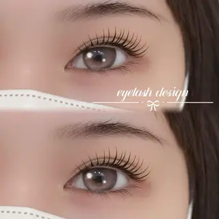 マツエク・マツパ SHINE eyelash salon所属・イチカワ ハルナのマツエク・マツパデザイン