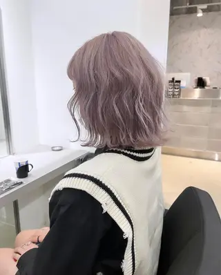 ショート karin💋海外 バタフライカットのヘアスタイル