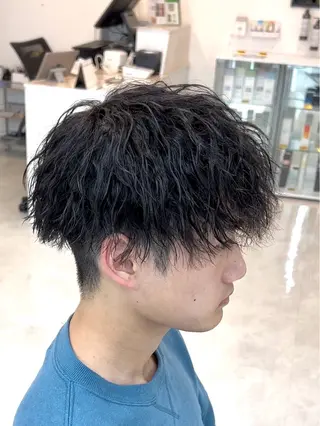 ショート パーマ ヘアアレンジ メンズ フウト/メンズカット /メンズパーマのヘアスタイル