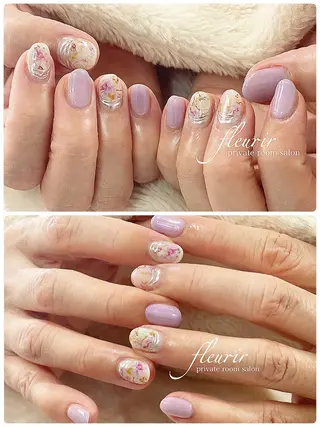 ネイル フルリール 【プライベートサロンのネイルデザイン