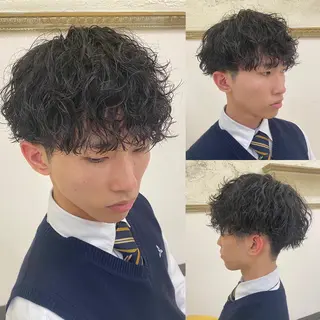パーマ メンズ 年間2000名担当◎ パーマ職人/仲原佑樹のヘアスタイル