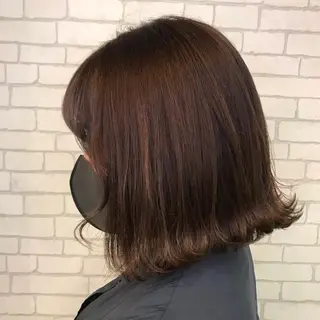 ミディアム カラー 🍒暖色カラー /やぎふうか🍒のヘアスタイル