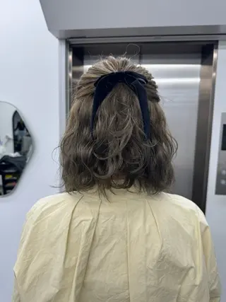 ミディアム ヘアアレンジ Nico所属・ご予約は2月まで！ maho‪🐈🎀のヘアスタイル