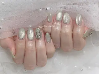 ネイル 𝐲𝐮𝐦𝐢🎀 長さ出しデザイン専門のネイルデザイン