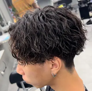 ショート パーマ メンズ OVARL by apish所属・【メンズパーマ】 横田結希のヘアスタイル