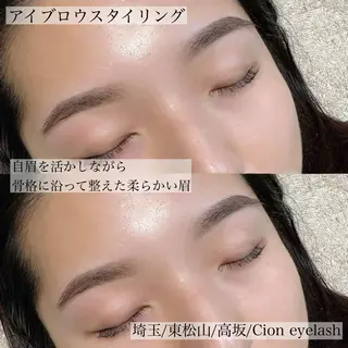 アイブロウ Cion eyelashのマツエク・マツパデザイン