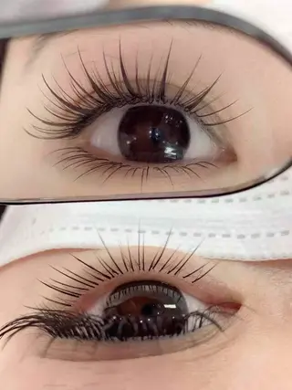 マツエク・マツパ ゆり❤️愛.ラッシュ AURAのマツエク・マツパデザイン