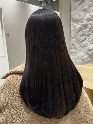 ロング カラー 銀座/ヘアセット/ 島村美帆のヘアスタイル