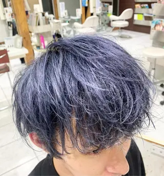 カラー メンズ 山下竣介 ヘアカラー専門美容師のヘアスタイル