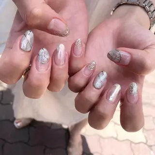 ロング カラー ヘアアレンジ キッズ ネイル マツエク・マツパ 福田 加奈のネイルデザイン