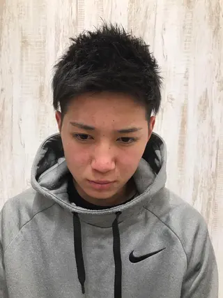 メンズ ファミールヘア所属・メンズパーマ波巻き 🌳大森悠登🌳のヘアスタイル