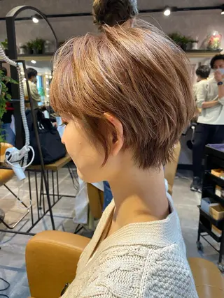 ショート 🇰🇷韓国レイヤー 錦糸町【北山謙三】のヘアスタイル