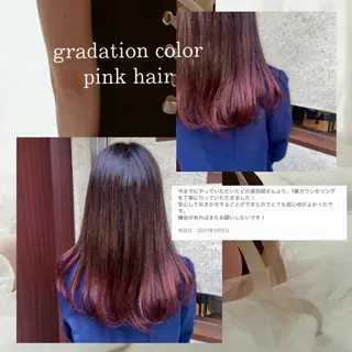 セミロング eN°byyoureshair所属・🎀トップスタイリ スト湯川響🎀のヘアスタイル