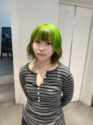 ロング カラー ハイトーン/デザイン 🪐·˚⌖MIHOのヘアスタイル