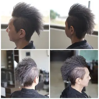 パーマ メンズ 中島 剛のヘアスタイル