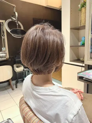 ショート カラー 清水 義久のヘアスタイル