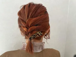 ミディアム ヘアアレンジ ヘアセット/髪質改善 🌿 長 若奈のヘアスタイル